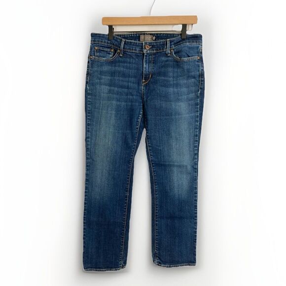Levi's Denim - Levi's Slight Curve Jeans Women's 12 M Blue Stretch Straight Leg Denim Casual
